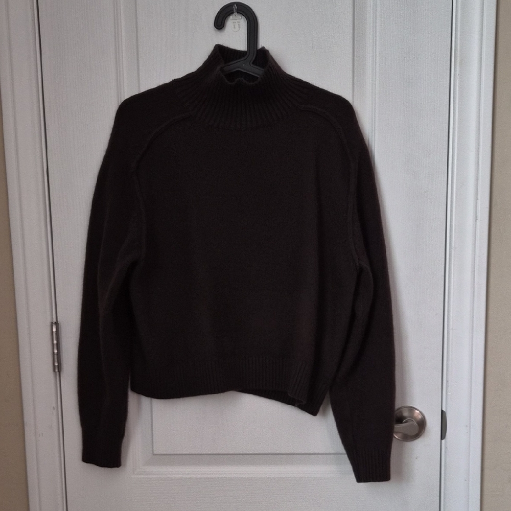 H&M Dark Brown Turtleneck Sweater